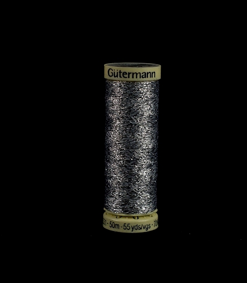 Gutermann Metallic Thread x5 Silver